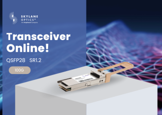 Photo d'un transceiver QSFP28 SR1.2