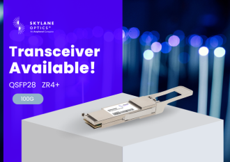 Photo d'un transceiver QSFP28 ZR4+